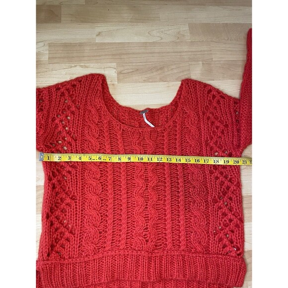 Free People Wildfire Fluff Sweater Size Small - Picture 11 of 13